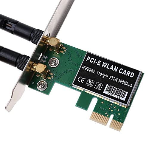 Tobo PCI-E 300Mbps Wireless Card PCI Express WiFi WLAN Card Adapter with Antennas for PC Computer Accessories, IEEE802, 11b/g/n 2T2R 300mbps Speed TD-759PC-picture-25