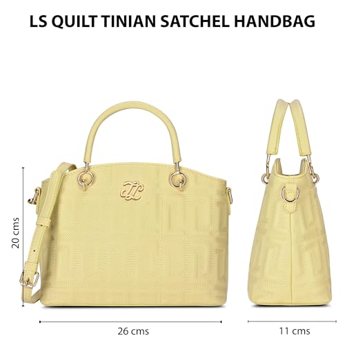 Image of Lavie Signature Women's Quilt Tinian Satchel Handbag | Satchel Bag For Work | Ladies Purse | Stylish Shoulder Bag | Gift For Women