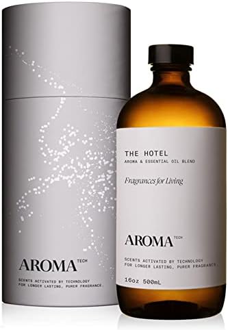 AromaTech The Hotel Aroma Essential Oil Blend, Aromatherapy Diffuser Oil with Eucalyptus and Lemon for Diffuser, Humidifier - 16 fl oz, 500 mL