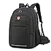 Coolbell (TM) 17,3 pulgadas portátil mochila bolsa de hombro equipaje bolsas de viaje/Multifuncional Unisex bolso Oxford gamuza de resistente al agua para iPad/MacBook/Asus/Lenovo/Acer/Dell Allienware para los hombres/mujeres/College/Teen (negro)