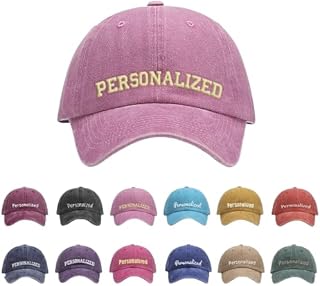 Custom Baseball Caps for Men and Women, Custom Embroidery, Great for Team Activities and Everyday Use