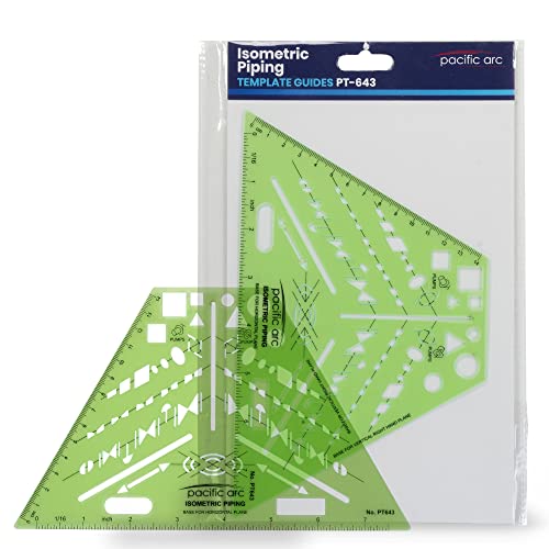 Image of 2 Pack - Pacific Arc Professional Plumbing Elevation Template Guide