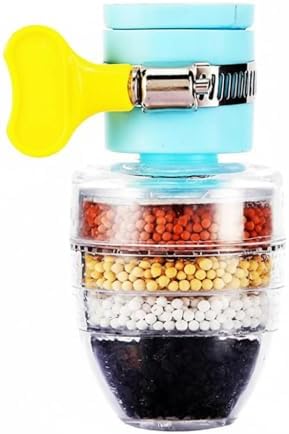 HOUSELY Water Softener for Home Shower and Tap Filter for Hard Water with 15 stage | Hard Water Softener for Tap | Bathroom Water Softener for Hair & Skin | Removes Hardness, Chlorine (Multicolor)