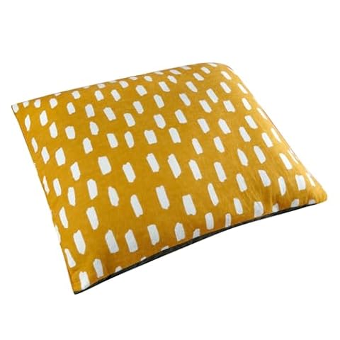 Skandika Dundee Sleepyhead przytulna poduszka pod głowę, flanelowa, 65 x 45 cm, idealna do śpiwora, karimaty, podróży (brązowa)