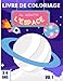 Je colorie l'Espace Vol 1: Livre de coloriage incluant des images de planètes, de fusées et d'extraterrestres en couleur à reproduire pour enfants de 3 à 6 ans