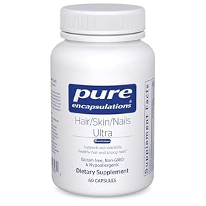 Pure Encapsulations Hair/Skin/Nails Ultra Advanced Beauty Supplement – Biotin & Collagen Supplement for Healthy Hair, Strong Nails & Youthful Skin Support* – 60 Capsules