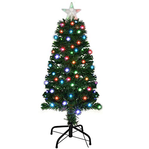 Holiday Essence 3 Foot Prelit Led Premium Hinged Artificial Christmas Pine Tree