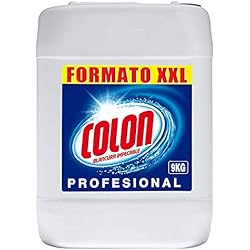 Suavizadores Industriales Colon - Detergente para lavadora profesional, adecuado para ropa blanca y de color, formato gel - 9 kg