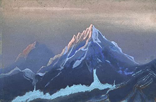 Tableaux Graffiti Art Mural Himalaya par Nicholas Roerich Impression Poster 60x90cm SERENDIPITP