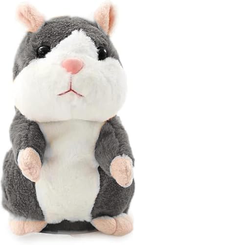Sunshine smile Sprechende Hamster Wiederholt Sprechender Plüsch Hamster Spielzeug Talking Plüschtier Elektronische Lustige Stofftiere Maus Stofftier Record Spielzeug Interaktives