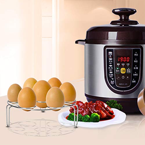 Pressure Cooker Accessories 6 Quart 8 Qt for Instant Pot, Steamer Basket Springform Pan Egg Trivet Cookbook Magnets Receipt, SS304 Stainless, Compatible with Instapot Duo 6 Qt 8 Quart