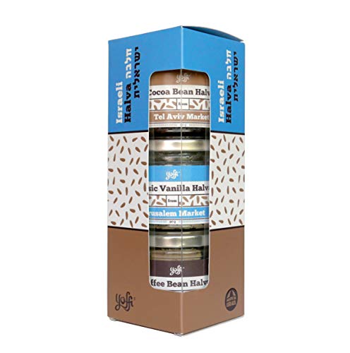 Israeli Authentic Halva Spread, 3 Delicious Flavors, Gift Set From The Holy Land (3X3.2Oz) #TOP18