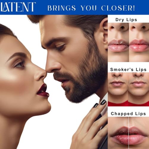 Image of LATENT SPF 50 Brightening Lip Treatment Balm -10g - Kojic Acid & Alpha Arbutin - Hydrating, Repairing & Sun Protection - Smoker's Lip Care - Vegan, Clinically Proven