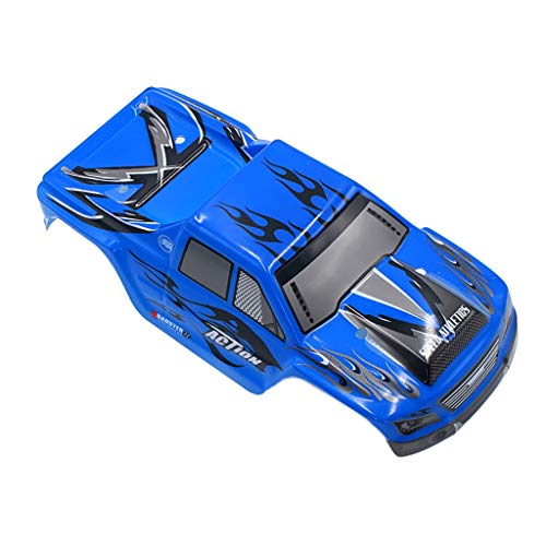 TwoCC Accesorios Rc,Control Remoto del Coche Rc Accesorios Carcasa del Coche Carcasa De Carrocería Carcasa Para Wltoys A979 A979-04 1:18 Rc Coche Pieza Mejorada(Azul)