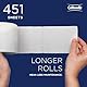 Kimberly-Clark Kleenex Cottonelle Badezimmer Tissue 17713 Standard Rolle, weiß, 27060