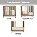 Oxford Baby Renwick 3 in 1 Mini Crib, Acorn Brown