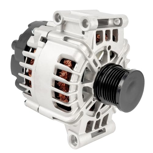 Image of KAX Alternator Fit for Mini Cooper 2007 08 09 10 11 12 13 14 2015 Cooper 1.6L /1.6T for 11334N AL9442X 11334 High output Alternator;12V 120Amp CW SC6 6-Groove Pulley,IR /IF | Fits 2007-2009 Mini Cooper Hatchback L4 1.6L, Replacement OE AL9442X