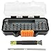 Klein Tools 32717 Precision Screwdriver Set with Case, All-in-One Multi-Function Repair Tool Kit Includes 39 Bits for Apple Products