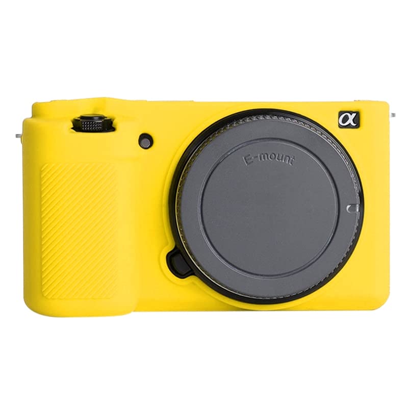 Image of Havilah for Sony ZV-E10 Soft Silicone Protective Camera Case (Yellow)