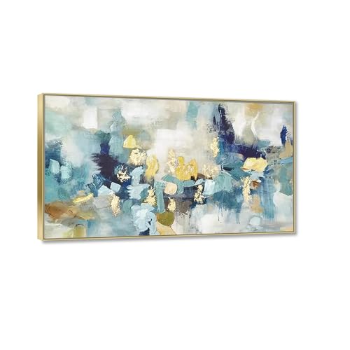 Peinture abstraite moderne grand format pour décoration murale salon
