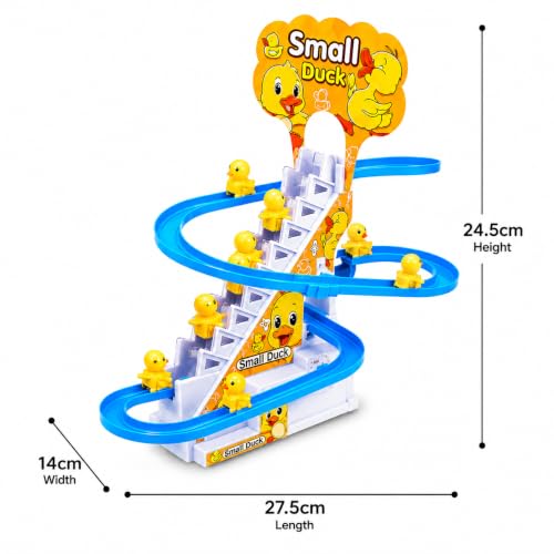 Generic Small Duck Climbing Stairs Toy with Music & LED Lights - Image 3