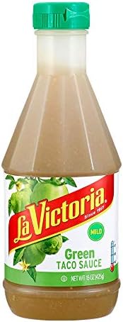 La Victoria Green Taco Sauce Mild, 15 Ounce (Pack of 6)
