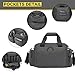 AUMTISC Tactical Gun Range Bag Pistol Case for Handguns and Ammo, Tactical Shooting Duffle Bag for Range Accessories
