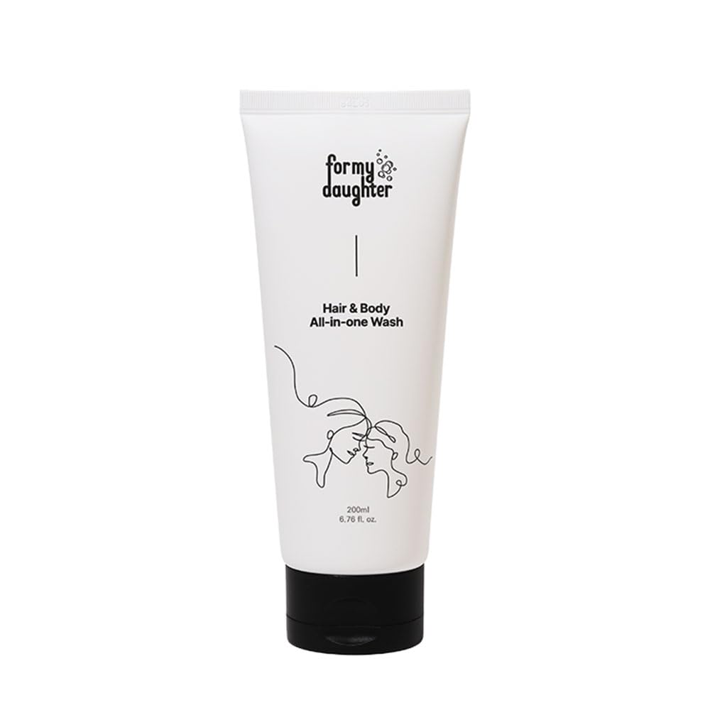 for my daughter Hair Body All-in-One Body Wash Peony Scented Aloe Papaya Argan Oil Gentle Gel Cleanser for