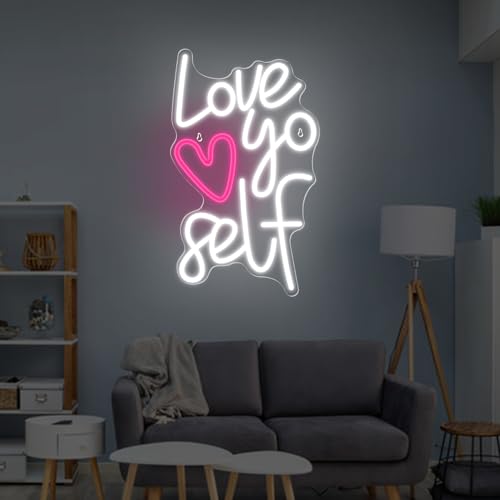 Image of Neon Sign Neon for Wall Decor, LED Neon Light Sign for Girls Room Bedroom Wedding Birthday Party