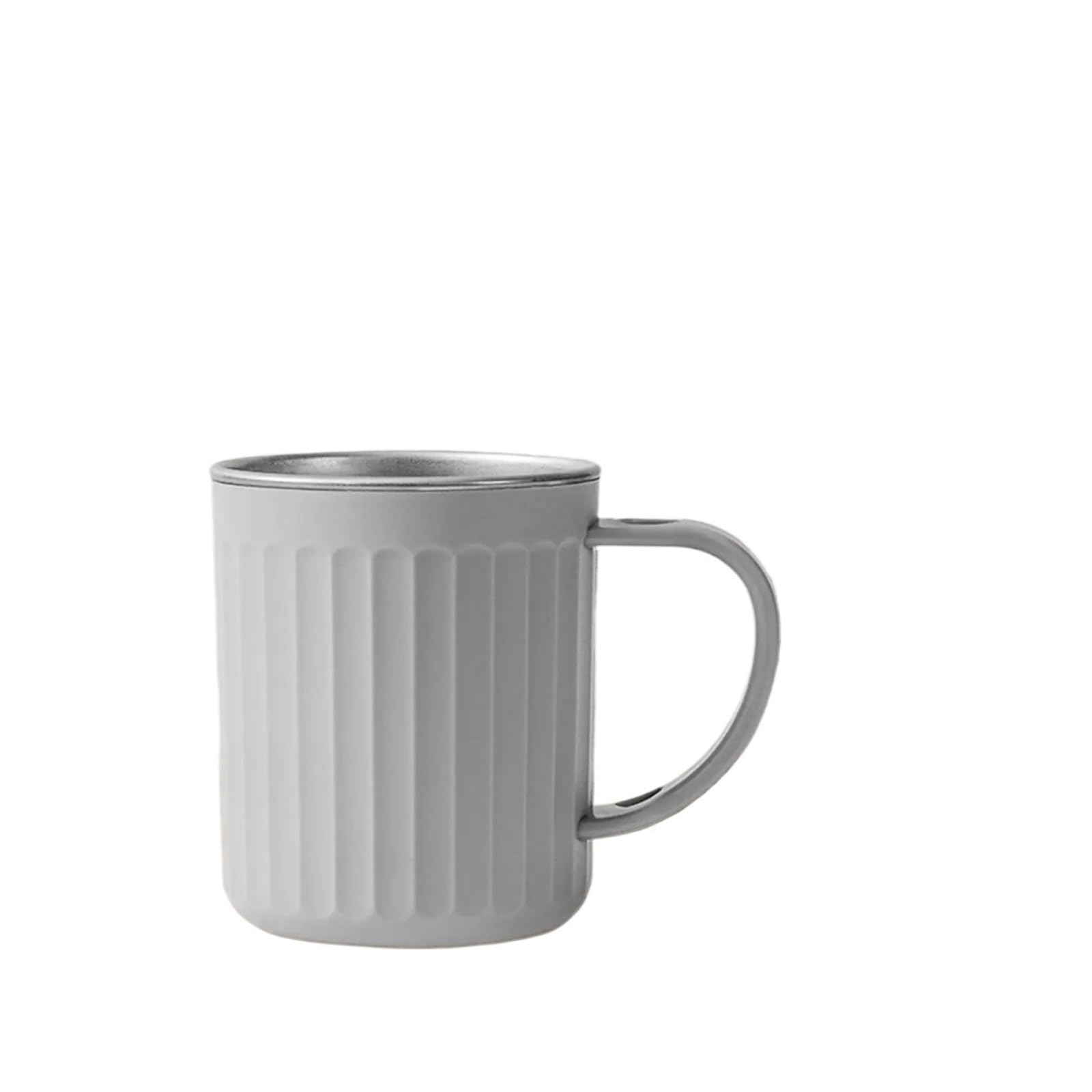 2pcs Tooth Cup Stainless Steel Toothbrush Holder Container For Bathroom For Toothpaste(Grey)