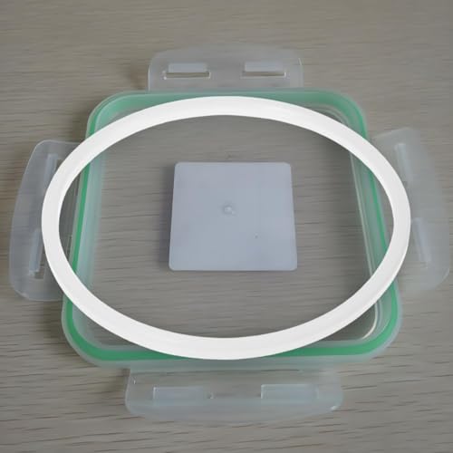 Luxshiny Silikondichtung Brotdose 6.10 Zoll Wiederverwendbarer Lunchbox-Dichtungsring HitzebestäNdig Luftdichte Deckeldichtung FüR Bento- LebensmittelbehäLter