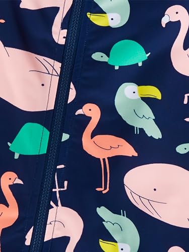 Simple Joys by Carter's Toddlers and Baby Girls' 1-Piece Zip Rashguards, Pack of 24