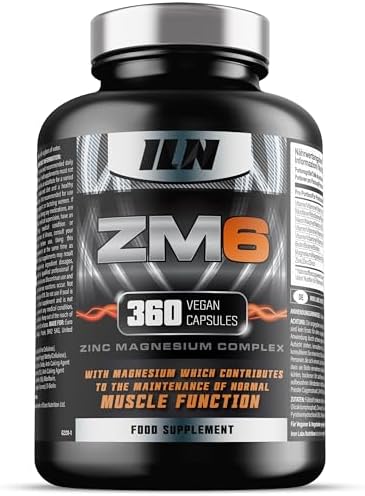 ZM6 (360 Gélules) – Complément Alimentaire en Zinc et Magnésium H...