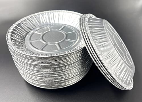 50Pcs Disposable Aluminum Pie Pans; Round Foil Baking Tins For Delicious Pies, A Crispy Pie Crust, Or Delectable Tart, Quiche, Flan Or Cake (6 Inch) #TOP1