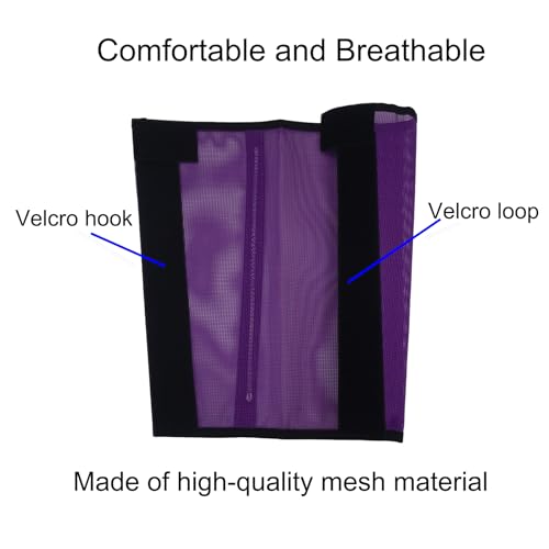 Image of 4 Pack Mesh Fly Boots for Horse Loose Breathable Horse Leggins Protective Horse Leg Wraps Protective Horse Leggings for Preventing Flies Bites (E)