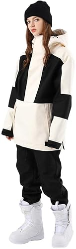Ropa de nieve para mujer conjunto de traje de esquí para deportes al aire libre ropa de snowboard impermeable chaquetas y pantalones transpirables