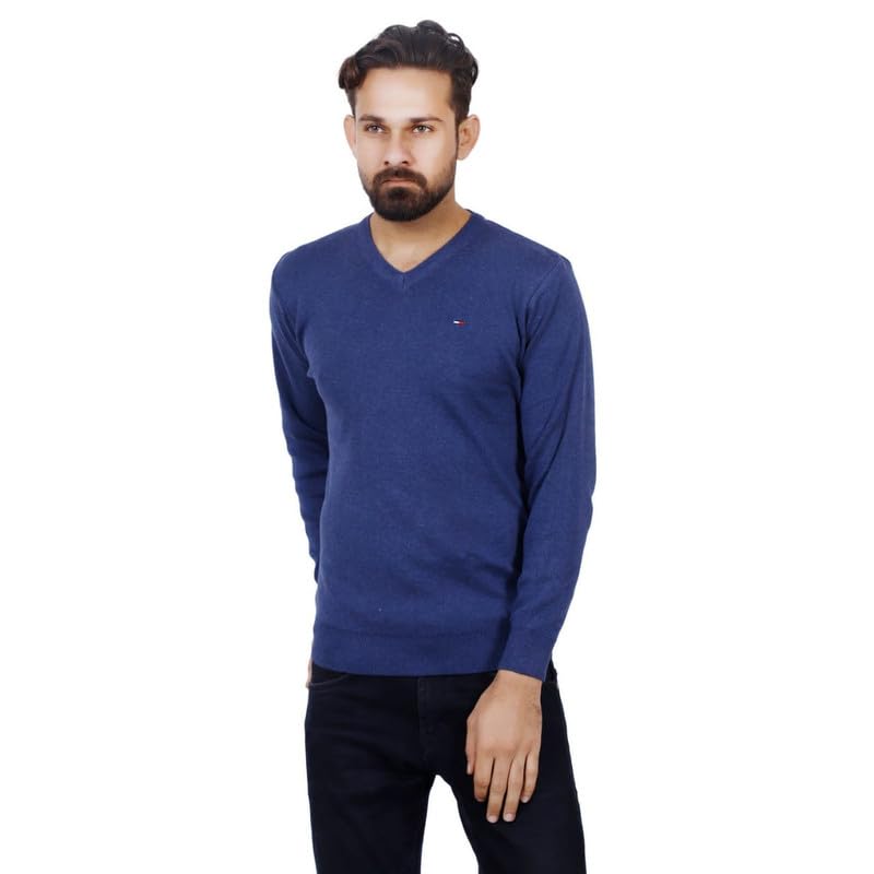 vancher Men's Full Sleeve Regular Fit Pullover Sweater, Warm, Breathable, Stylish Wool Blend Winter Wear for Comfort Fit-picture-28