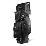 Sun Mountain Mens 2022 Boom Bag 14-Way Divided Golf Cart Bag - Bag Black