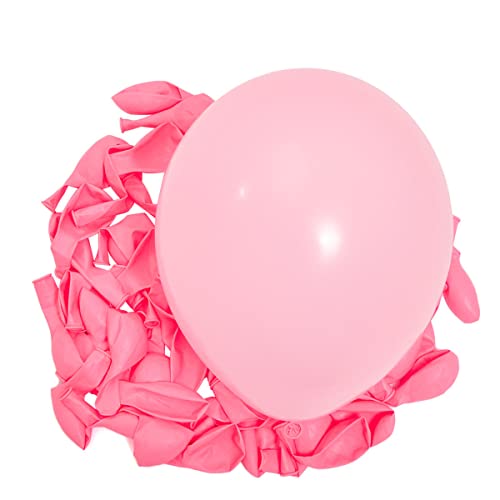 Image of 300 Pack Light Pink Balloons 12 inch Pink Latex Party Balloon Bulk for Various Party Events Decorations