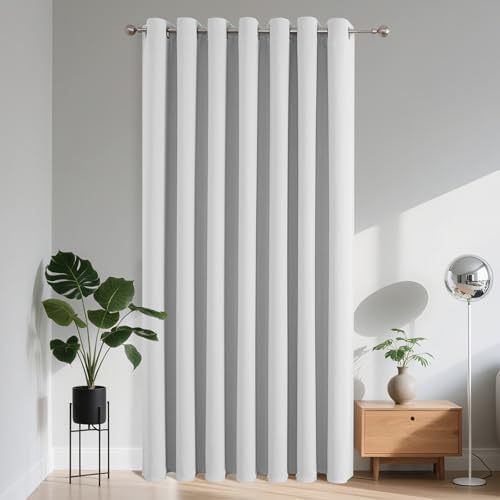 Joydeco Blackout Curtain for Door with Eyelets, 1 Piece 132 x 210...