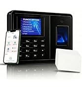 Tymelix Time Clock System: App Control & 5s Fast Connection, Customizable Rules & 4 Payroll Repor...
