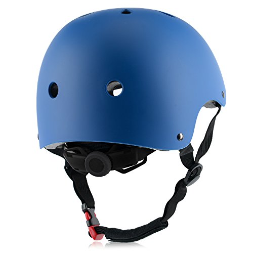 Kids Bike Helmet, Adjustable And Multi-Sport, From Toddler To Youth, 3 Sizes (Blue) #TOP2