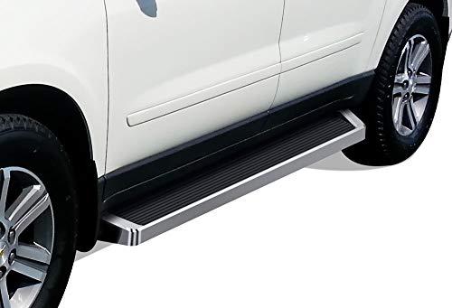 Estribos Tuxtreme para Chevy Traverse 2007-2017 Plata