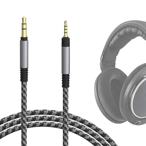 Geekria Audio Cable Compatible with Sennheiser HD 620S/599/599SE/598/598SE/598SR/560S/400PRO/579/569/550/505, 3.5mm to 2.5mm Braided Nylon Replacement Cord (10ft / 3m)