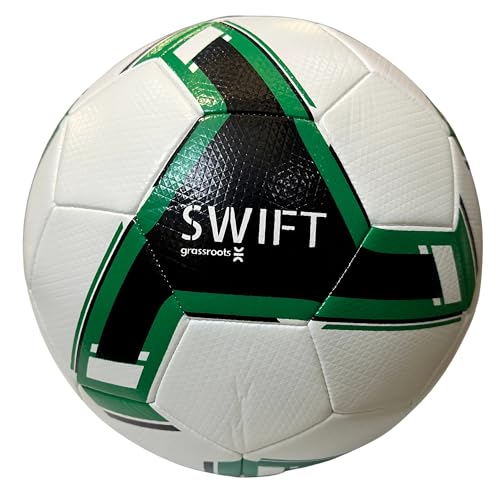 Grassroots Athletics Swift Soccer Ball - Premium Quality - Size 5 Official Regulation...