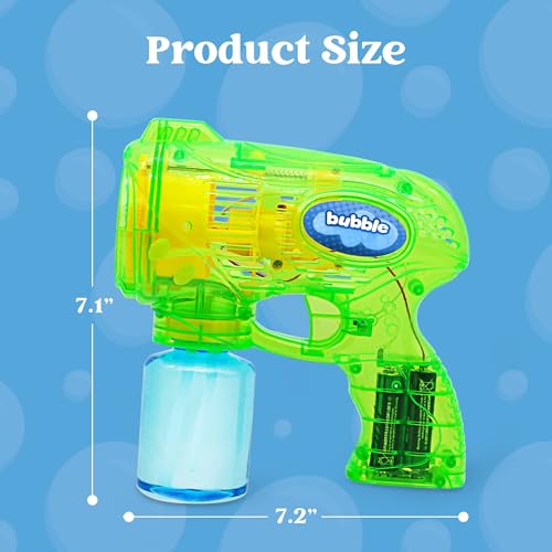JOYIN 2 Bubble Guns Blaster Kit with 2 Solution for Kids, Automatic Bubble Maker Blower Machine for Party Favors, Birthday, Outdoor & Indoor Activity, Summer Toy by JOYIN - Image 6