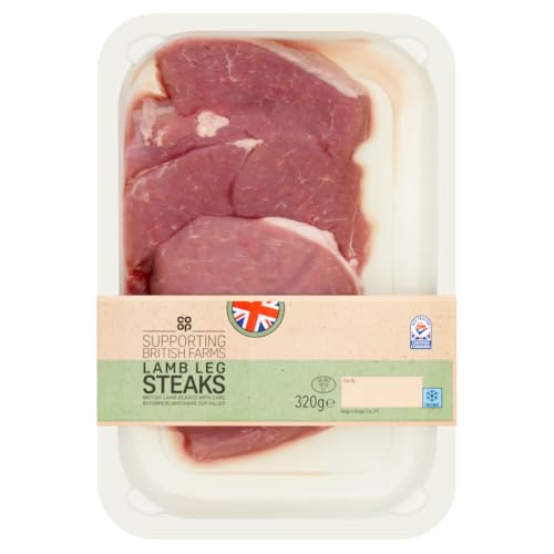Co-op British Lamb Leg Steaks 320g