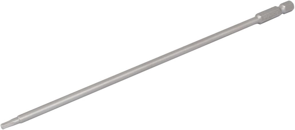 uxcell 200mm Long 1/4" Hex Shank 3mm Hexagonal Tip Magnetic Hexagon Screwdriver Bit