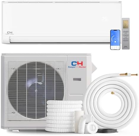 Cooper & Hunter 30,000 BTU, 208/230V, 22.3 SEER2 Ductless Mini Split AC/Heating System Pre-Charged Inverter Heat Pump with 16FT Installation Kit