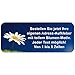 Adress-Etiketten - Adress-Aufkleber"Blume" mit Ihrem Wunschtext, 160 Stück, ca. 56 x 23 mm, für 1 bis 5 Zeilen Text